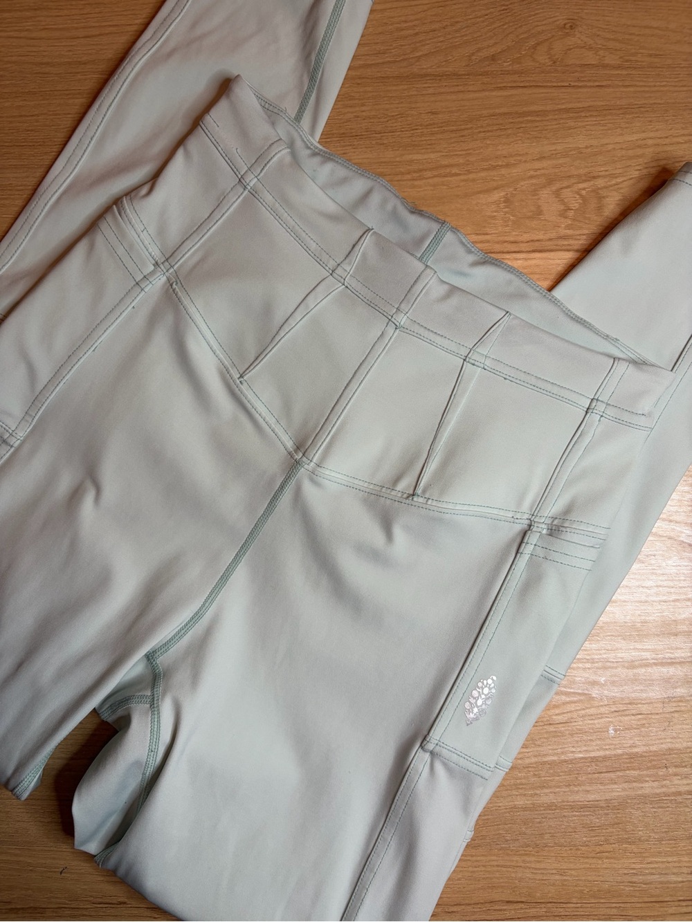 FP Movement Free People Sage Light Green Good Karma Leggings Small
